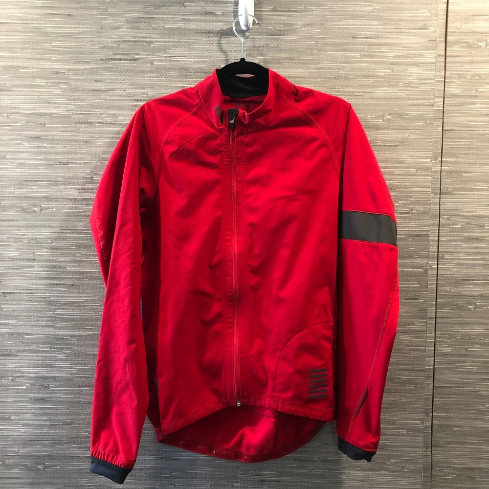 Red Rapha Pro Team Cyclist Bicking Jacket XL NWOT